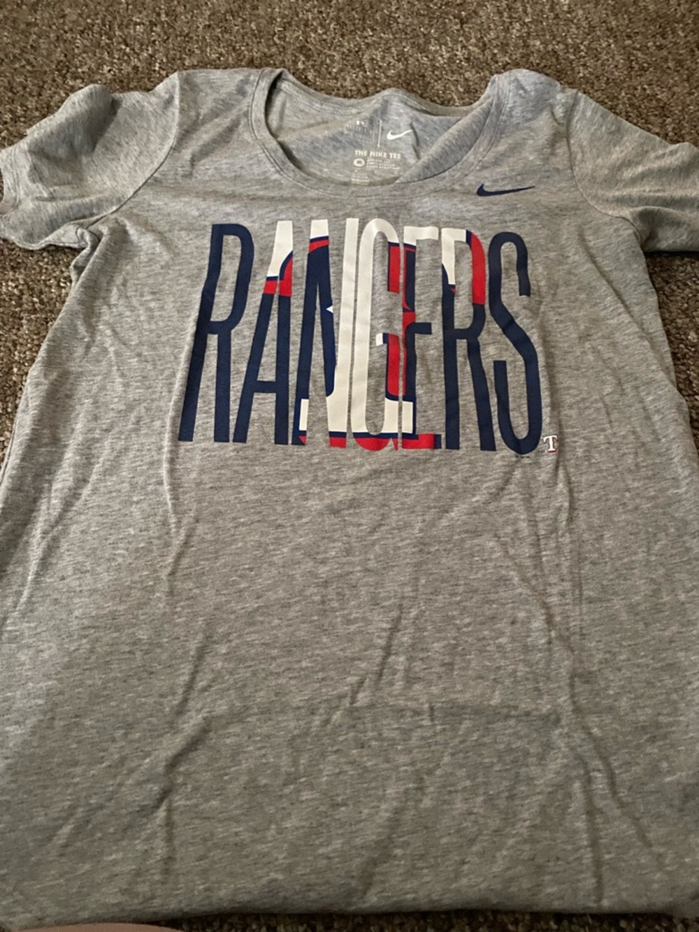 Nike Gray Rangers Graphic T-Shirt